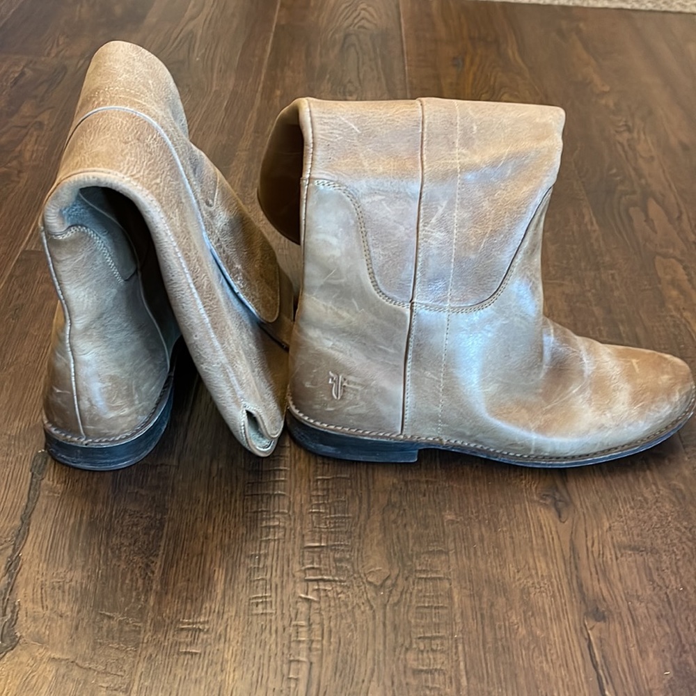 FRYE brown leather boots - Picture 4 of 5